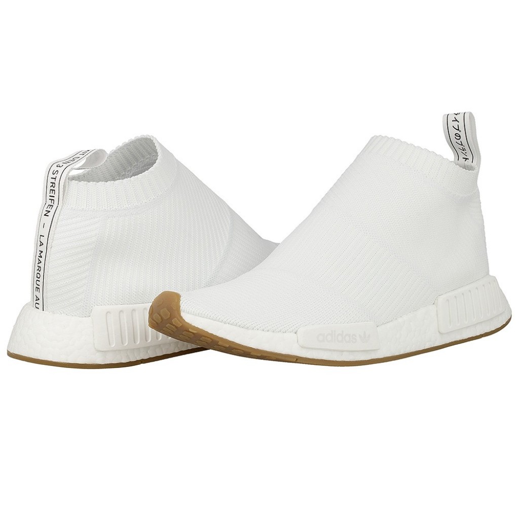 Adidas nmd cs1 primeknit hotsell white gum